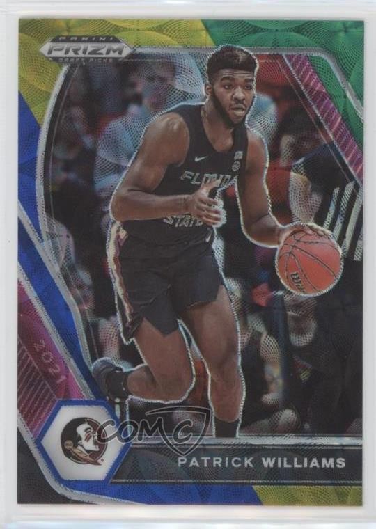 2021 Panini Prizm Draft Picks Choice Blue Yellow & Green Patrick Williams 07rd