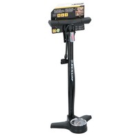 Dunlop Standpumpe Luftpumpe Mit Manometer Bis 12 Bar Doppelkopf Alle Ventile