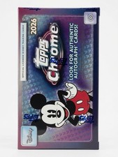 2026 Topps Chrome Disney Factory Sealed Hobby Box Mickey Mouse NEW