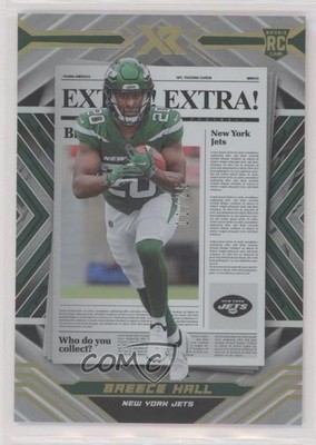 2022 Panini XR Extra Extra White 11/25 Breece Hall #EXT-9 Rookie RC 9o3