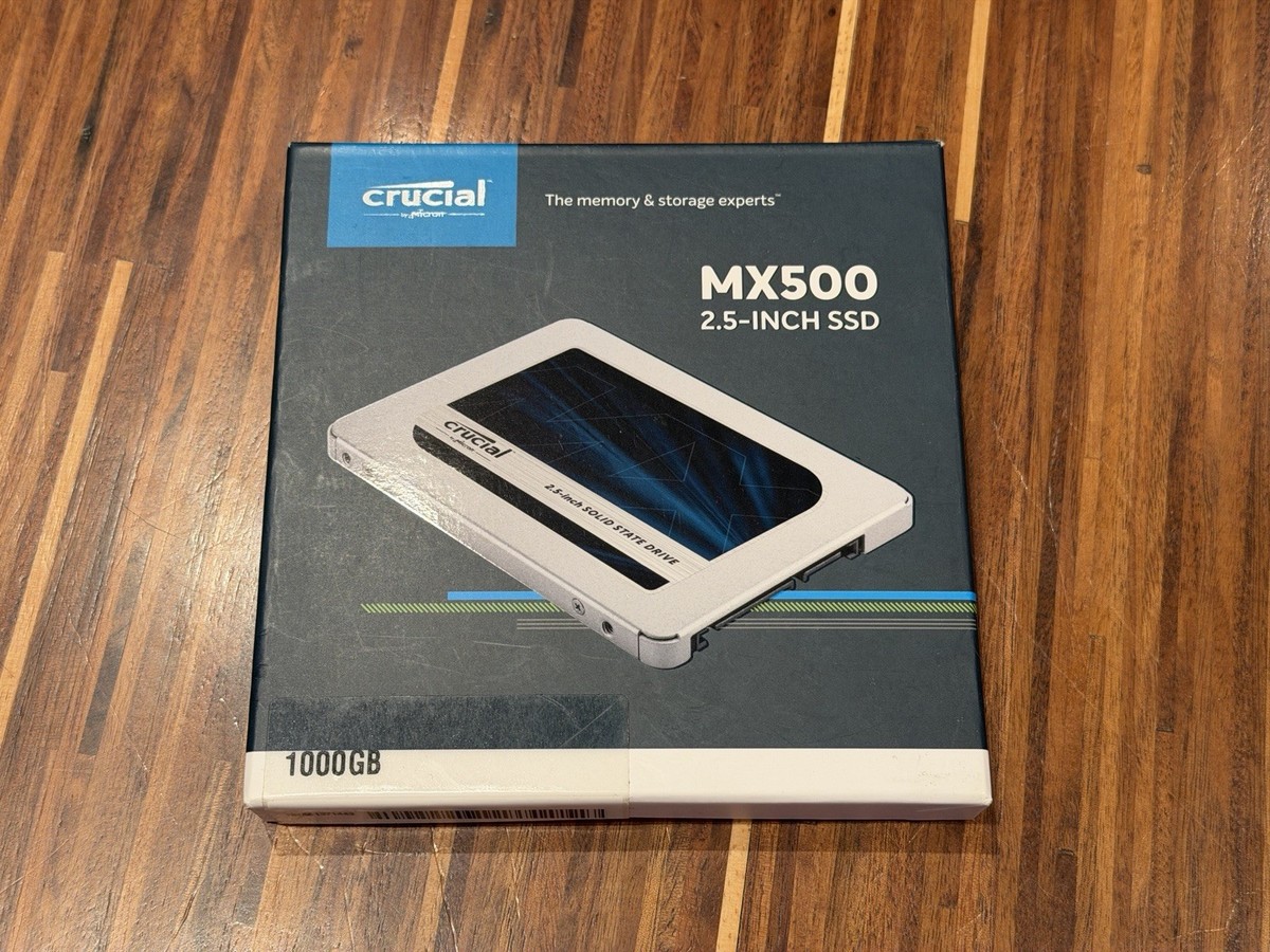 Crucial CT1000MX500SSD1 3D TL SATA3 1TB Internal SSD Blue