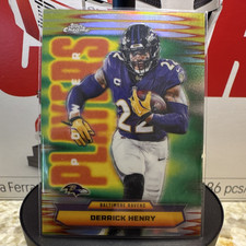 Topps 2025 Chrome Power Players Refractor Derrick Henry PP-16 Baltimore