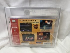 Forsaken 64 (Nintendo 64, 1998) Graded VGA 85+ GOLD