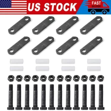 2Pack Racewill Trailer Shackle Kit Tandem Axle Trailer Kit For Double Eye Spring