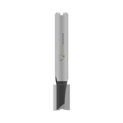 Systemshop24 Nutfräser für Dremel HM Z2 D6,4mm (1/4'') AL9,5mm GL36mm S4,8mm