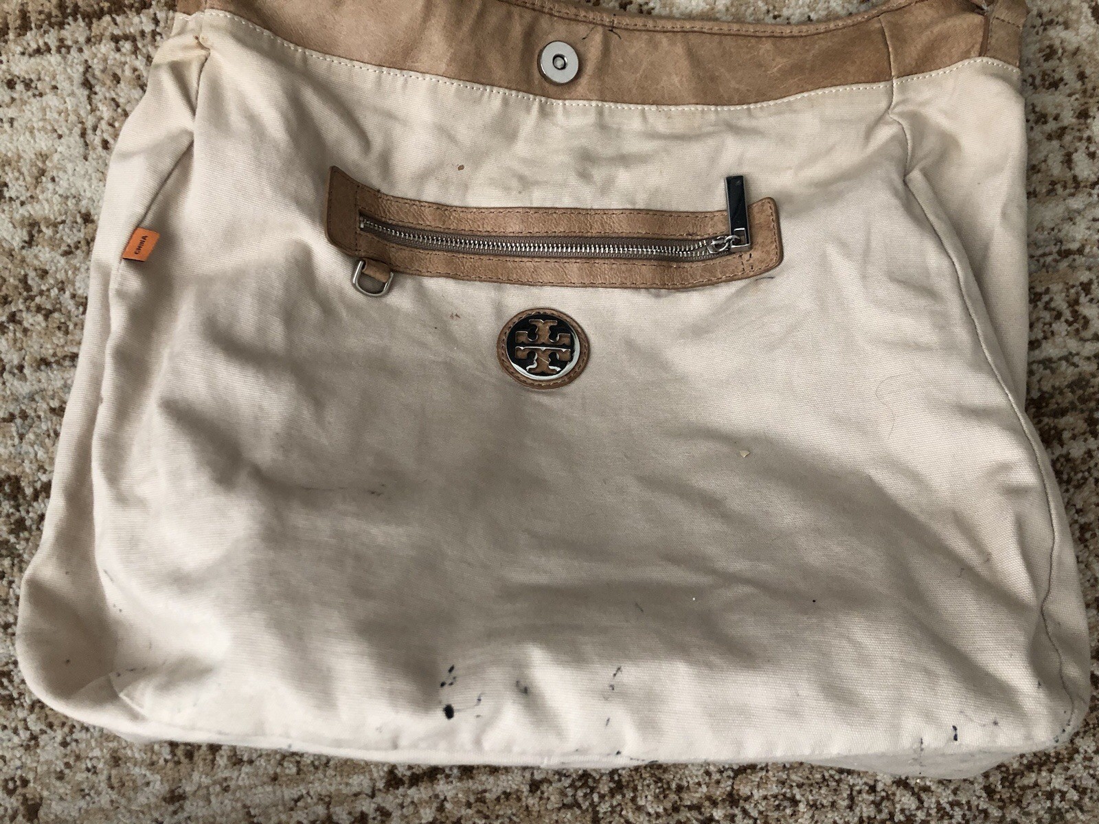 Tory Burch Python Snake Embossed Leather Hobo Bag… - image 8