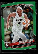 Allisha Gray 2025 Panini Prizm WNBA Green Prizm Card #16