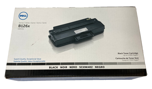 Dell DRYXV Toner Cartridge B1260dn/B1265dnf/B1265dfw Laser Printers Black OEM