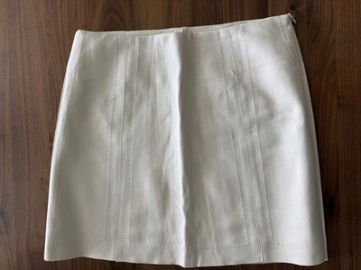 Francesca s Vegan Leather Mini Skirt M