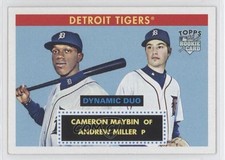 2007 Topps '52 Dynamic Duo Cameron Maybin Andrew Miller #DD13 0i0