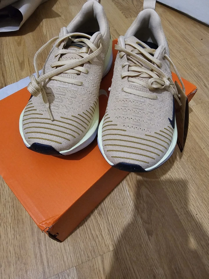 11 uk -Nike React Infinity Rn4 Seasame Running Shoes(rrp £154) - Image 4 of 4