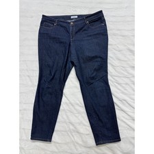 LOFT Plus Modern Skinny Jeans Dark Wash Stretch Pockets Womens Size 18