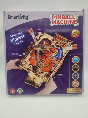 Smartivity Pinball Machine STEM Toy   DIY Wooden Engineering Kit for Kids (Read)