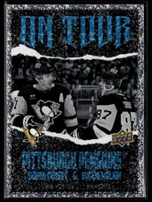 2024--25 Upper Deck On Tour Speckled Crosby/Maklin Pittsburg Penguins OT-12