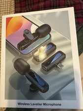 Wireless Lavalier Microphone for iPhone, iPad, USB-C New