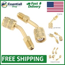 Durable R410A 5/16 to 1/4 SAE Swivel Adapter for Mini Split Systems