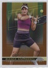 2024 Topps Chrome Clay Court Refractor Bianca Andreescu #121 sc8