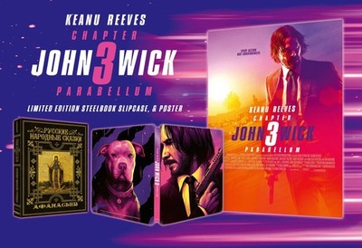 John Wick: Chapter 3 - Parabellum Steelbook (4K UHD Blu-ray) (UK IMPORT)