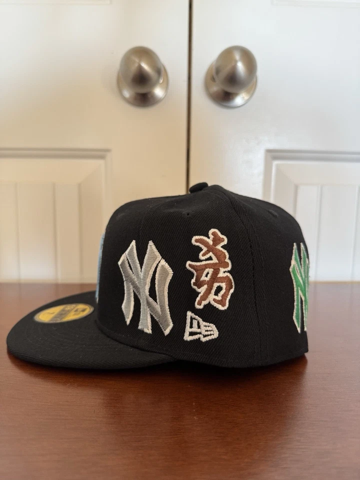 Кепка на резинке Supreme x New York Yankees «Kanji» New Era | размер 7 - Изображение 4 из 4