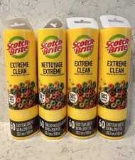 Scotch-Brite 50 Stickier Large Surface Lint Roller Refills - 4 Qty - Free Ship