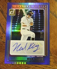 2025 Donruss Nick Kurtz Signature Series Autograph 12/35 #SG-NKT Rookie Blue