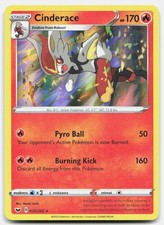 Sword & Shield Cinderace 035/202 NM Holo Pokemon Rare Tcg Card