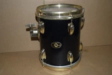 Vintage! Slingerland 8x12 Black 5 Lug Tom Drum