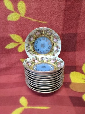 Vintage Bavaria Fragonard Love Story Set OF 11 5.5inch Bowls