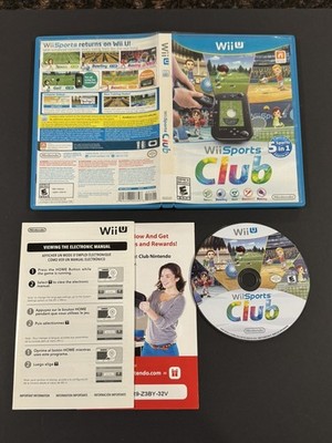 Wii Sports Club (Nintendo Wii U, 2014) Complete CIB Tested Works