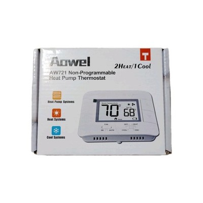 NEW: Aowel Thermostat Single Stage Non-programmable Thermostat #AW721 
