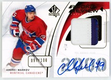 2009-10 SP Authentic Rookie Review Andrei Markov 97/100 #RR-MV