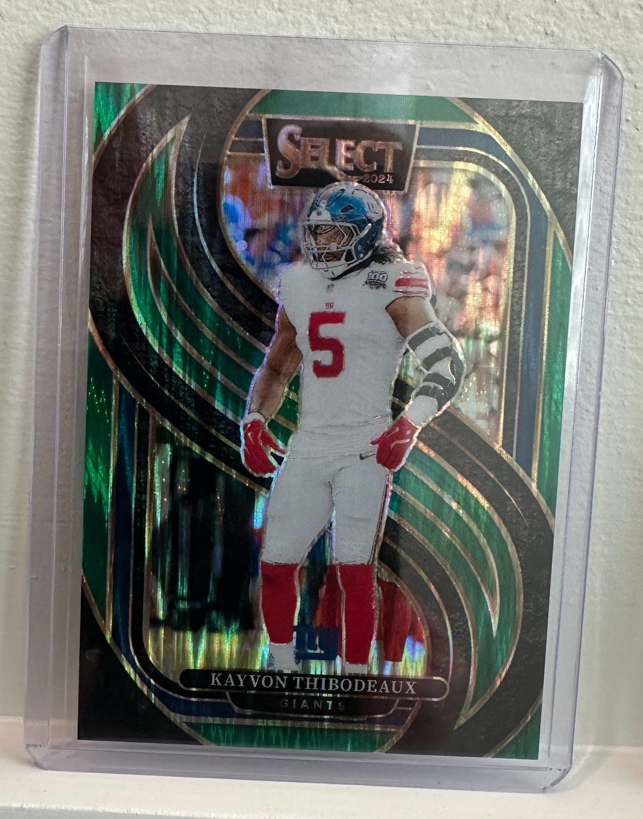 2022 Panini Select - Premier Level Kayvon Thibodeaux #175 Green Prizm /5 (RC)