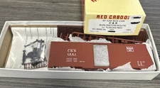 Red Caboose HO Kit #RC-8005-3a 40’ AAR Box Car C&S #1001 NIB