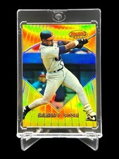 1996 Bowman’s Best SAMMY SOSA GOLD REFRACTOR HOLO #48 CHICAGO CUBS🔥RARE🔥