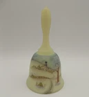 Fenton Marilyn Wagner 1980 Custard Glass Bell Princess House Collector's Ed GLOW
