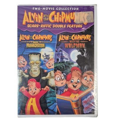 Alvin and the Chipmunks Scare-Riffic Double Feature DVD Brand New