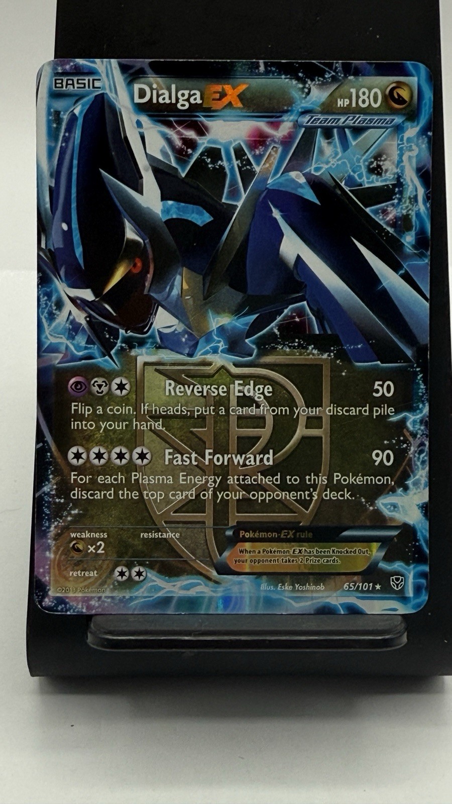 Dialga EX Team Plasma 65/101 Plasma Blast Holo