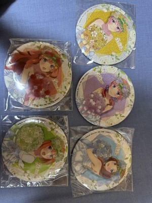 Newtype Online Lottery Big Glitter Can Badge Set of Fünintuplets