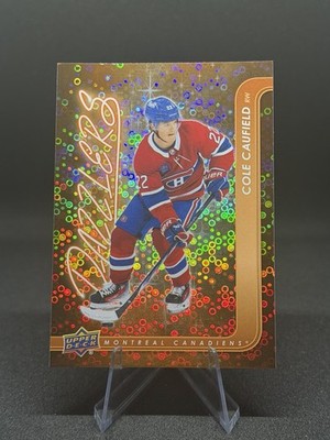 2024-25 Upper Deck Dazzlers Orange Cole Caufield #DZ-85 - Montreal Canadiens