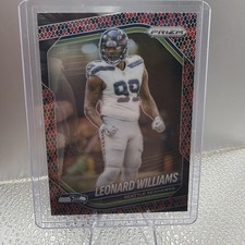 Leonard Williams 2025 PANINI PRIZM SNAKESKIN SSP!! 