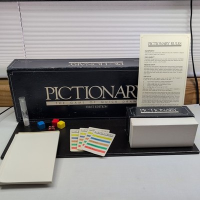 1985 Pictionary 1st Edition Charades Game