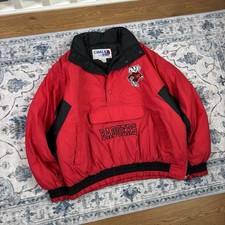 Chalk Line NFL Wisconsin Badgers Football Pullover Jacket Coat 90s Men’s XL