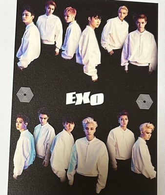 EXO postcard Sehun Chanyeol Suho Chen Luhan Chris Tao
