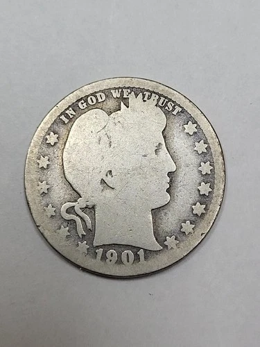 1901-O Barber Quarter — photo from the most recent tracked eBay sale