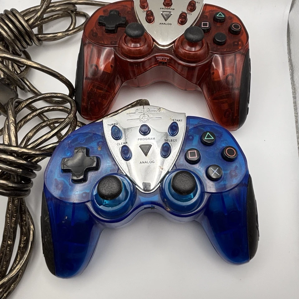 Intec Playstation 2 PS2 Star Wars Darth Vader & Jedi Wired Controllers - Works! - Image 3 of 4