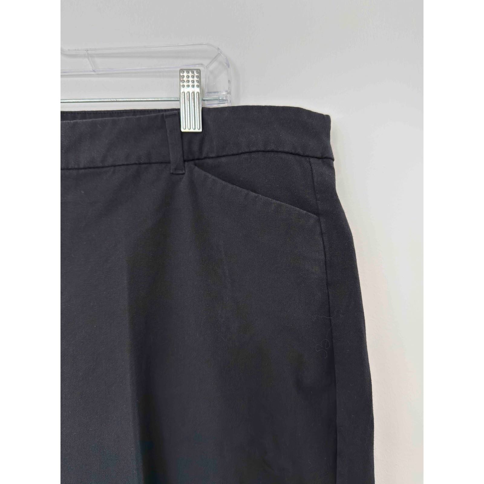 Old Navy Black Basic Plus Career Office Straight … - image 5