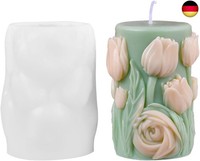 3D Blumenform Kerzen Formen, 1 Stuck Silikon Kerzenformen Zum GießEn,