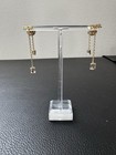Dangling Crystal Embellishments Dior Trbales Earrings W