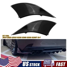 2PCS Lens Rear Bumper Reflector Lights For 2014-2020 Lexus IS250 IS350 IS-F