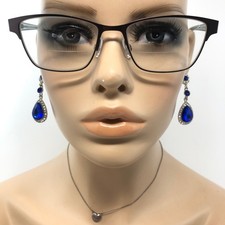 Project Runway PR129M Glasses Frames Bronze Full Rim Metal Eyeglasses Frame Only